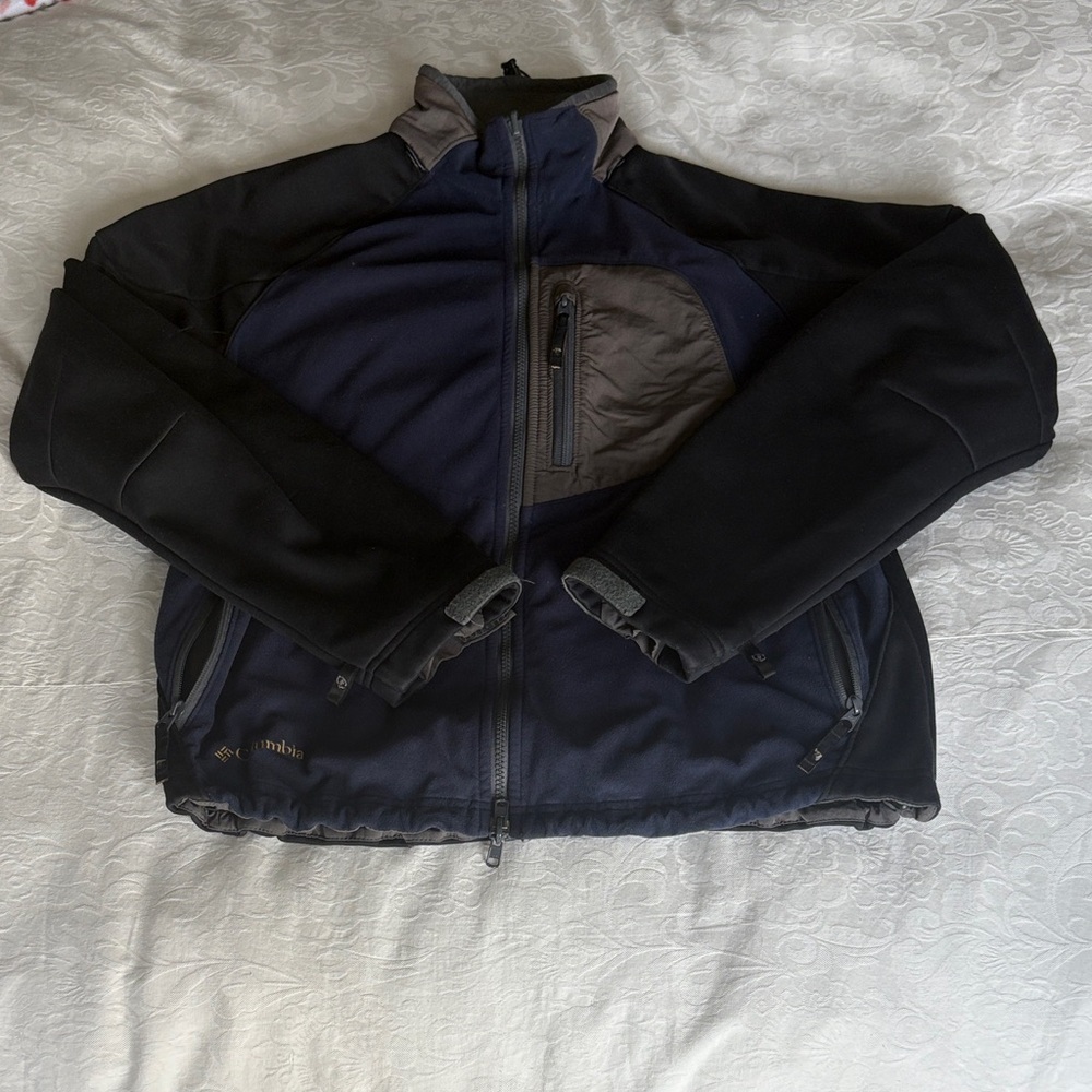 columbia titanium zip up jacket